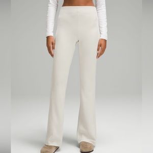 Lululemon Brushed Softstreme Ribbed Zip Flare